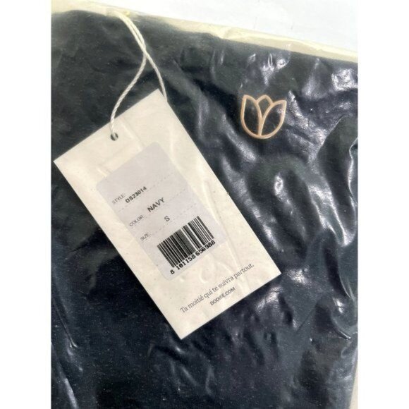 Dodiee Hailey Sculpt Knit Biker Shorts in Navy Blue - Picture 5 of 5